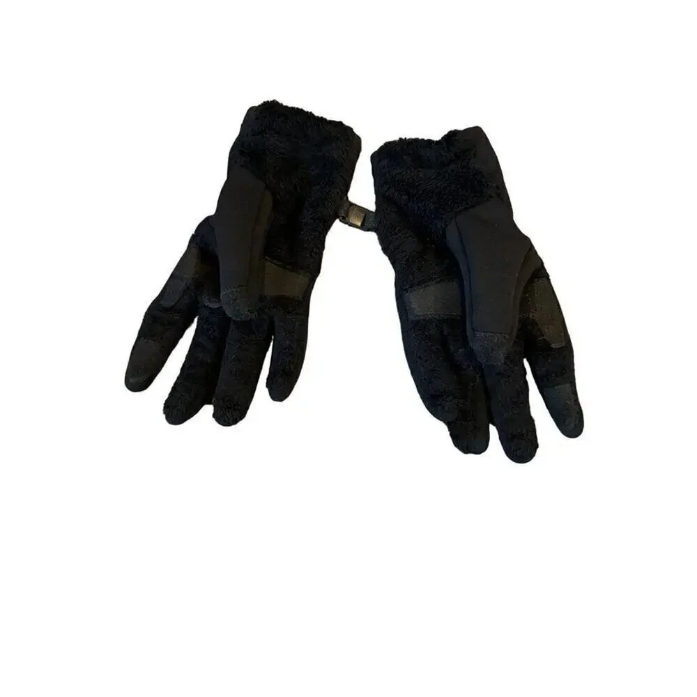Head Childs Black Fleece Quiled Gloves Size Medium